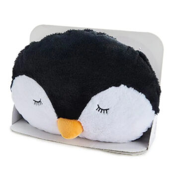 Warmies Microwaveable Black Plush Penguin