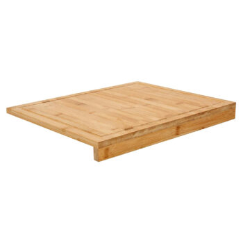 35cm Counter Edge Bamboo Chopping Board With Juice Rim
