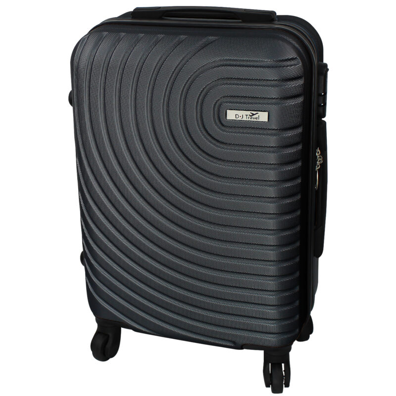 20" Black 4 Wheel Hard Shell Cabin Size Suitcase