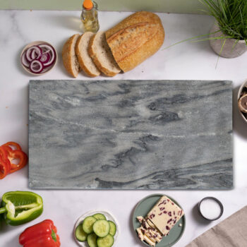 Grey Marble Rectangle Chopping Board