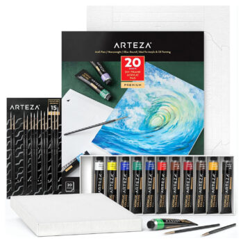 Arteza Starter Acrylic Painter's Kit Art Set