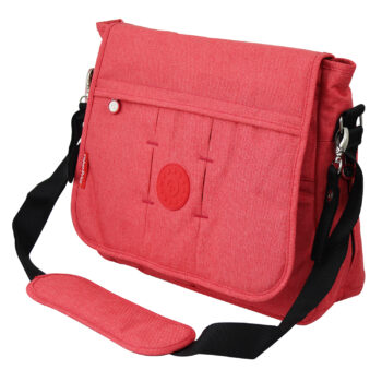 Fisher-Price Red Multifunctional Mama Baby Messenger Changing Bag - Complete With Baby Changing Mat