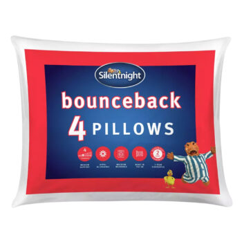 Set of 4 Silentnight Bounceback Pillows