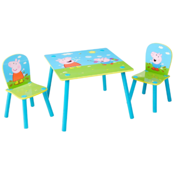 Kids Peppa Pig Table and Chairs
